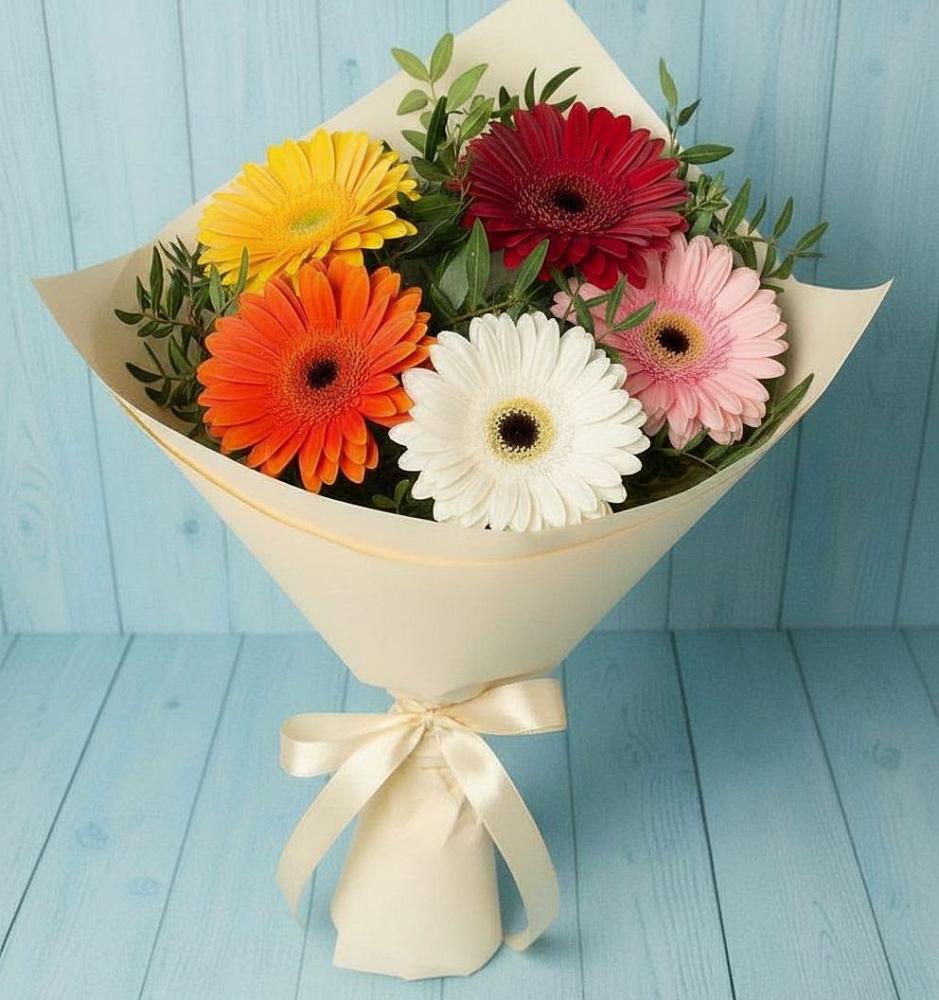 Букет цветов из: Герберы в Рогнедино