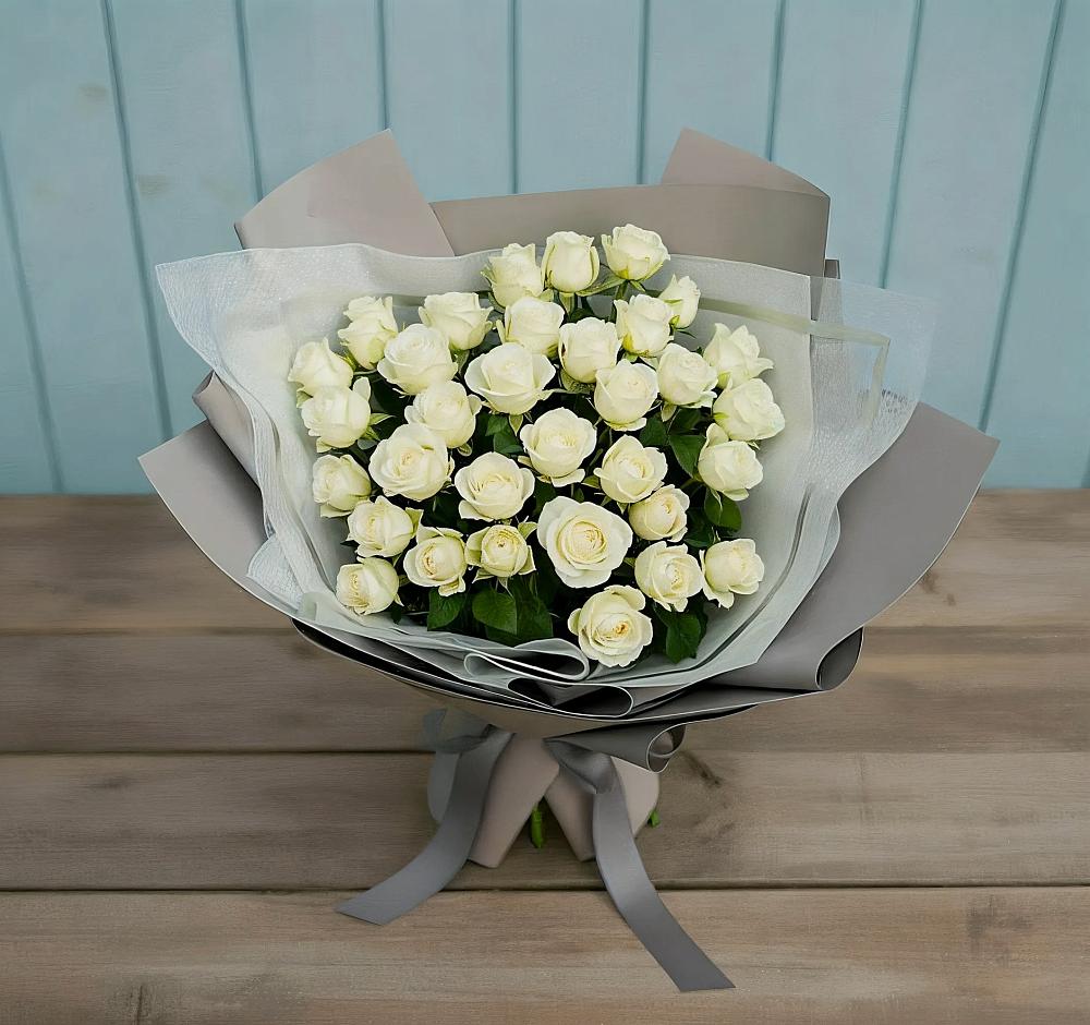 Букет Белоснежная нежность в Рогнедино