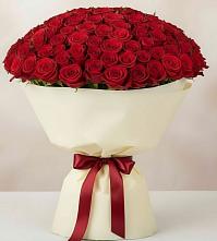 Букет 101 Красная роза Милано в Рогнедино