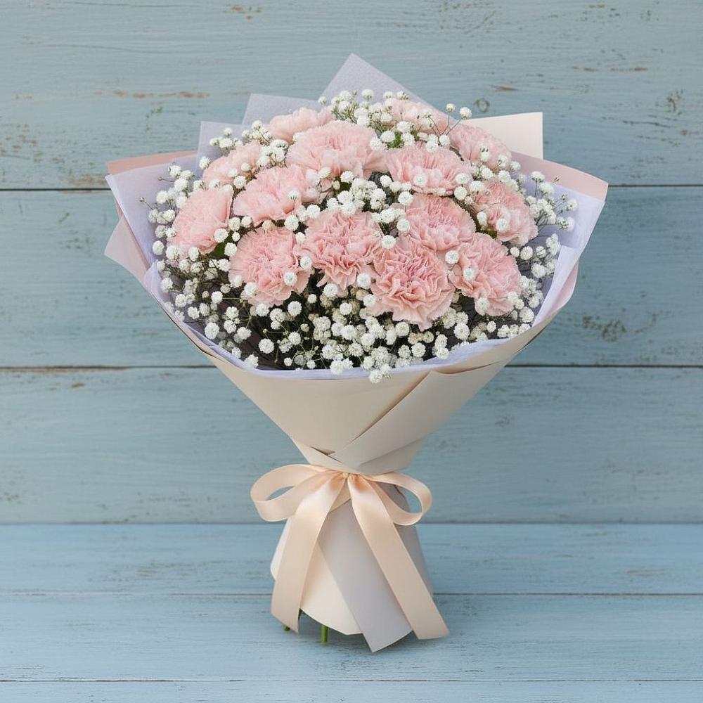 Букет цветов из: Гвоздики в Рогнедино