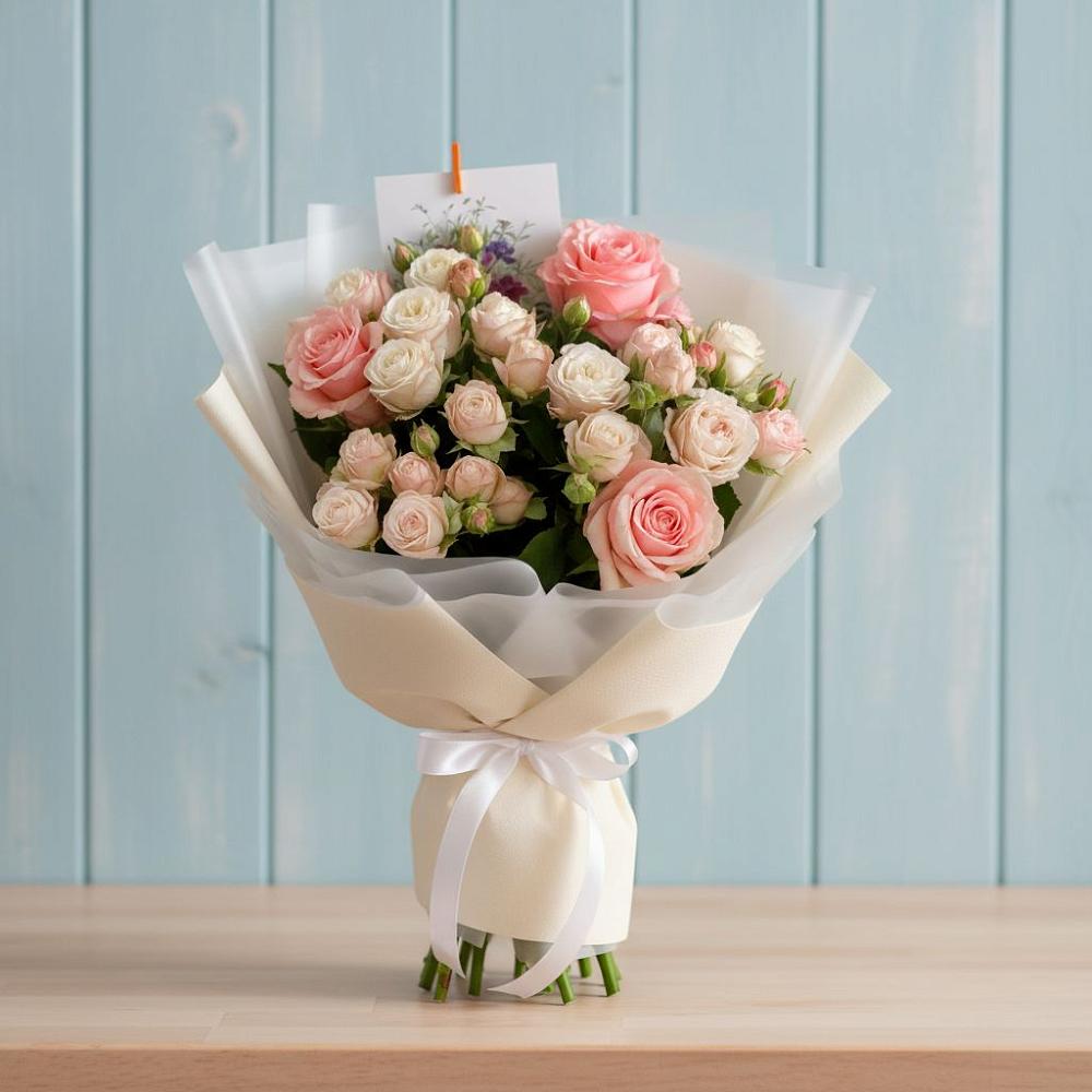 Букет цветов из: Розы в Рогнедино