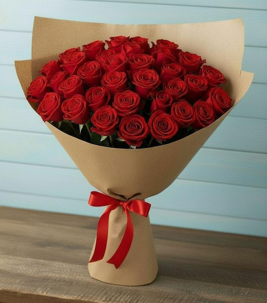 Букет Красные розы Милано в Рогнедино