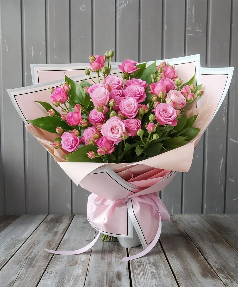 Букет Розовый кустик в Рогнедино