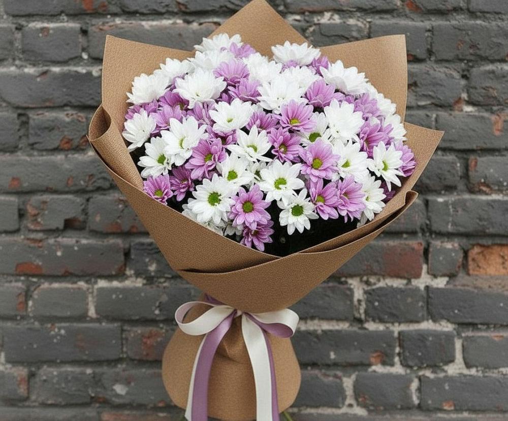 Букет цветов из: Хризантемы в Рогнедино