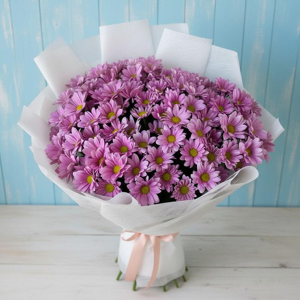 Букет цветов из: Хризантемы в Рогнедино