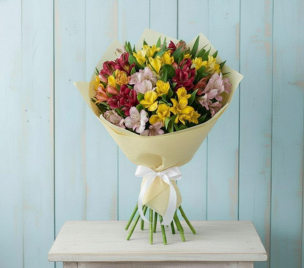 Букет цветов из: Альстромерии в Рогнедино
