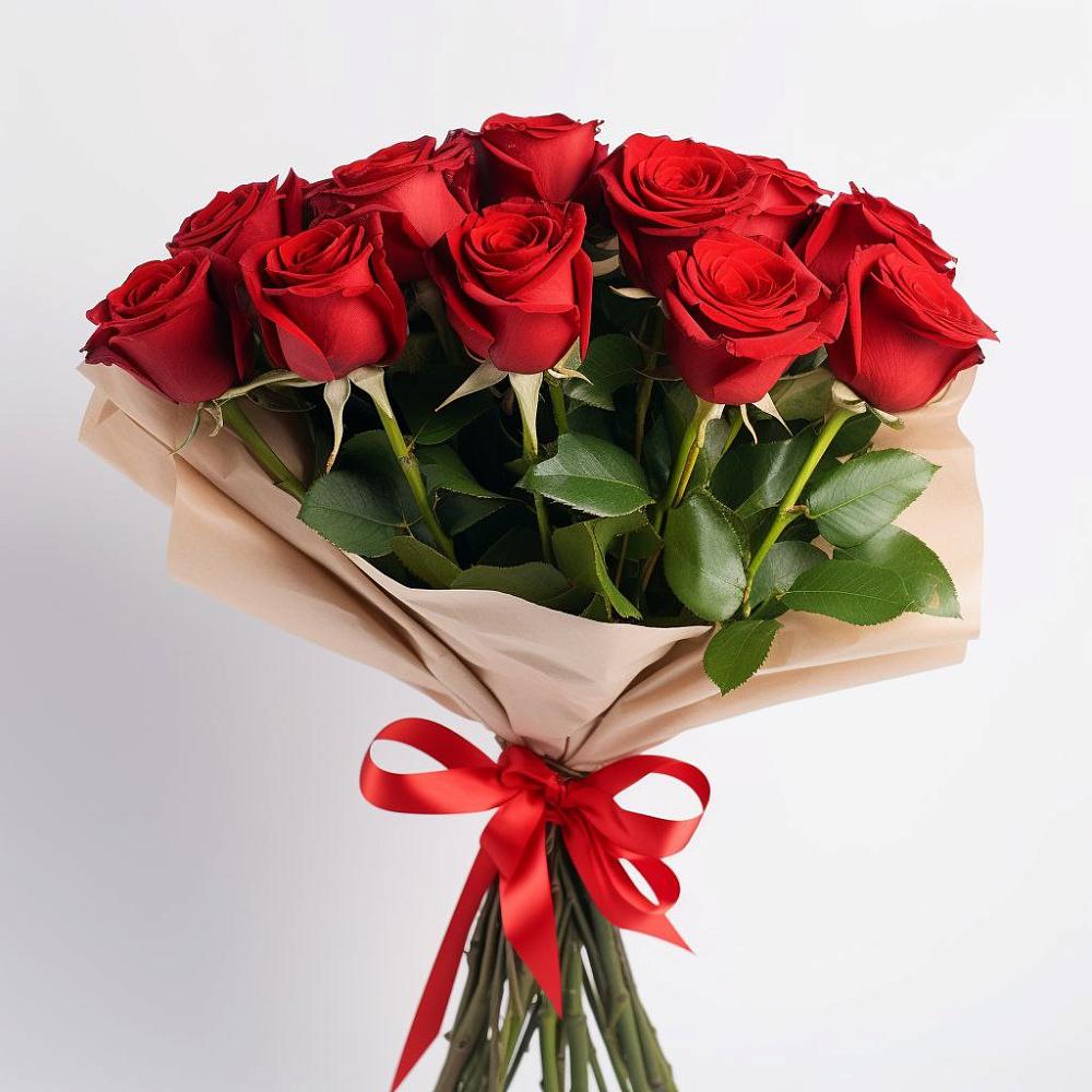 Букет 11 Красных роз Эдлесс Лав в Рогнедино