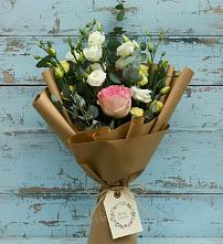 Букет цветов из:  Розы и Лизиантусы #REPLACE_PRED# Рогнедино